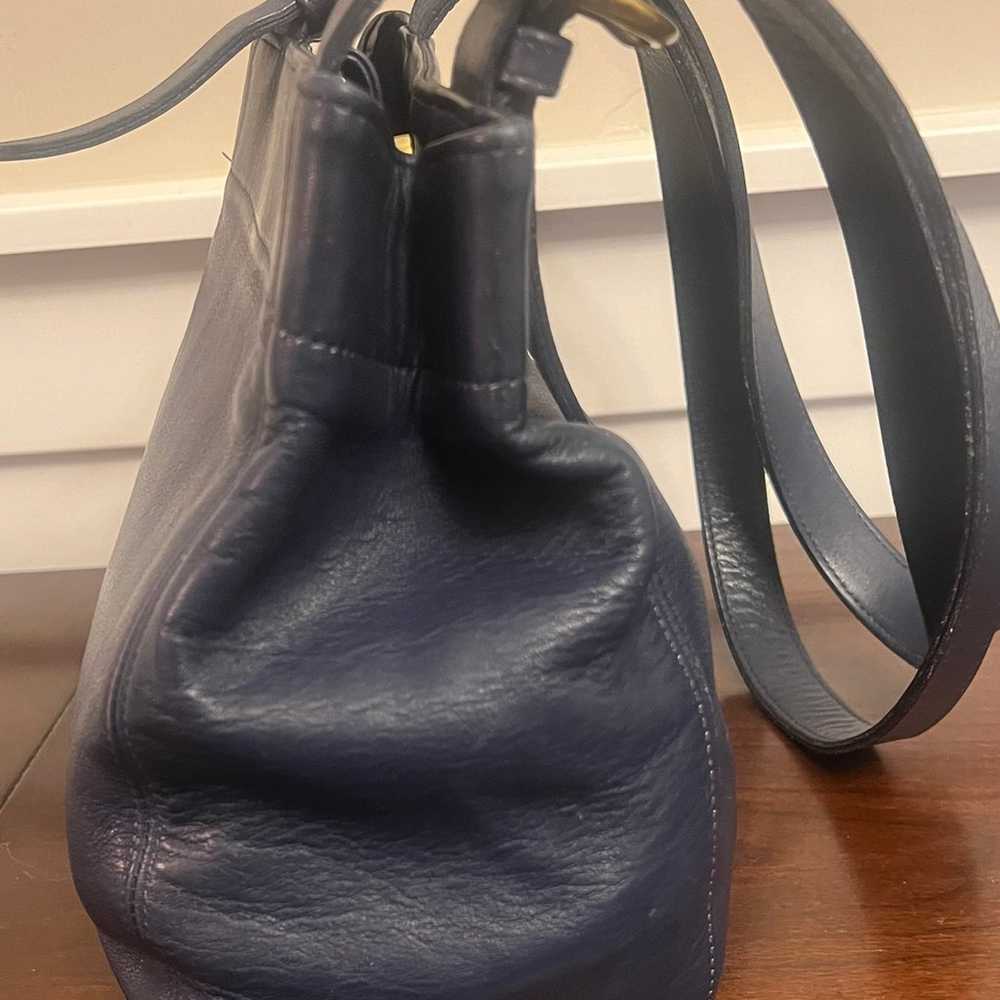 Coach Vintage Soho Waverly Navy Shoulder Bag - image 6