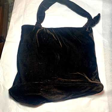 90s/Y2K LARGE VELVET BAG PURSE NEVER USED!