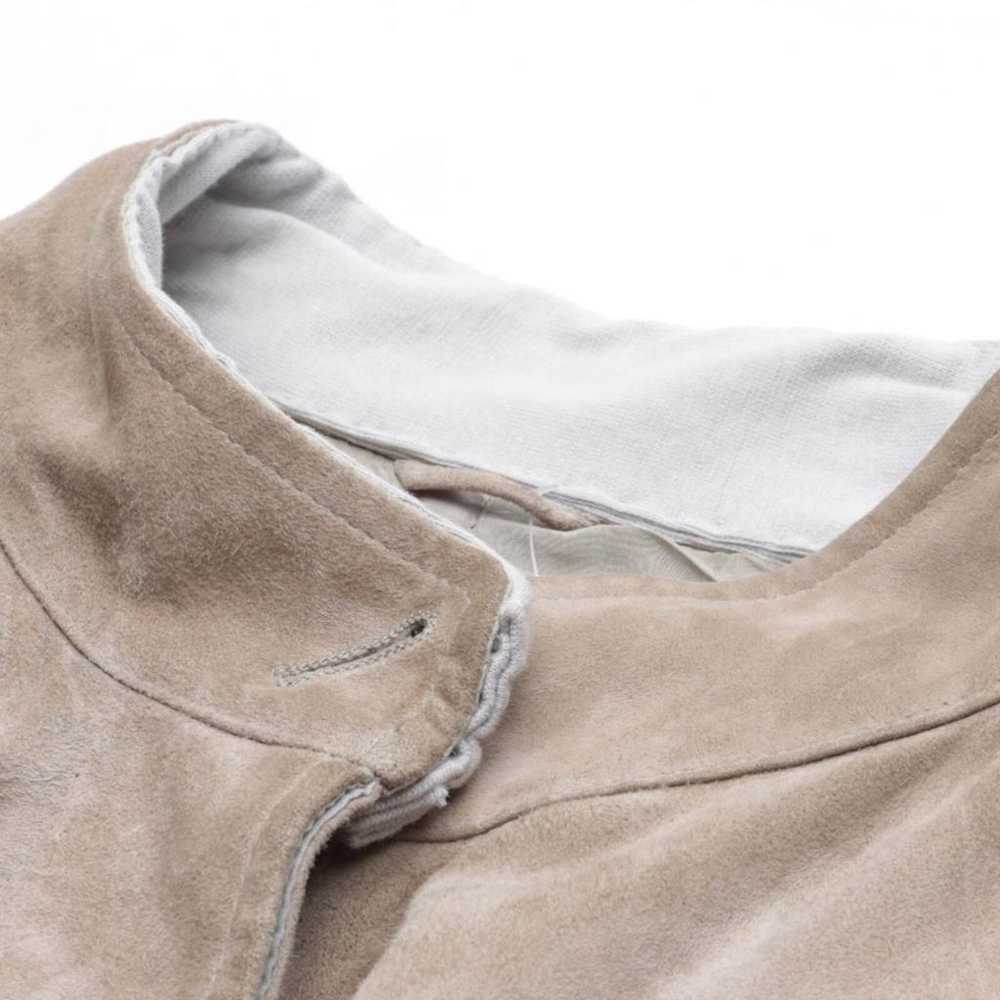 Brunello Cucinelli Leather coat - image 3