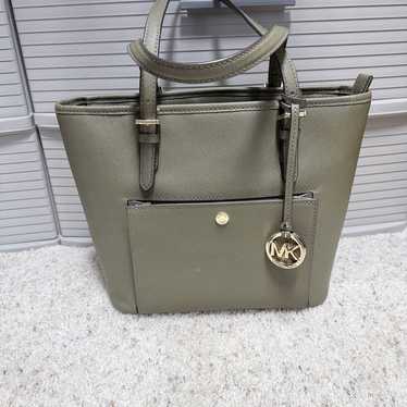 Michael Kors Olive Green Purse