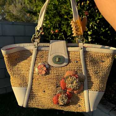 Coach straw bag - image 1