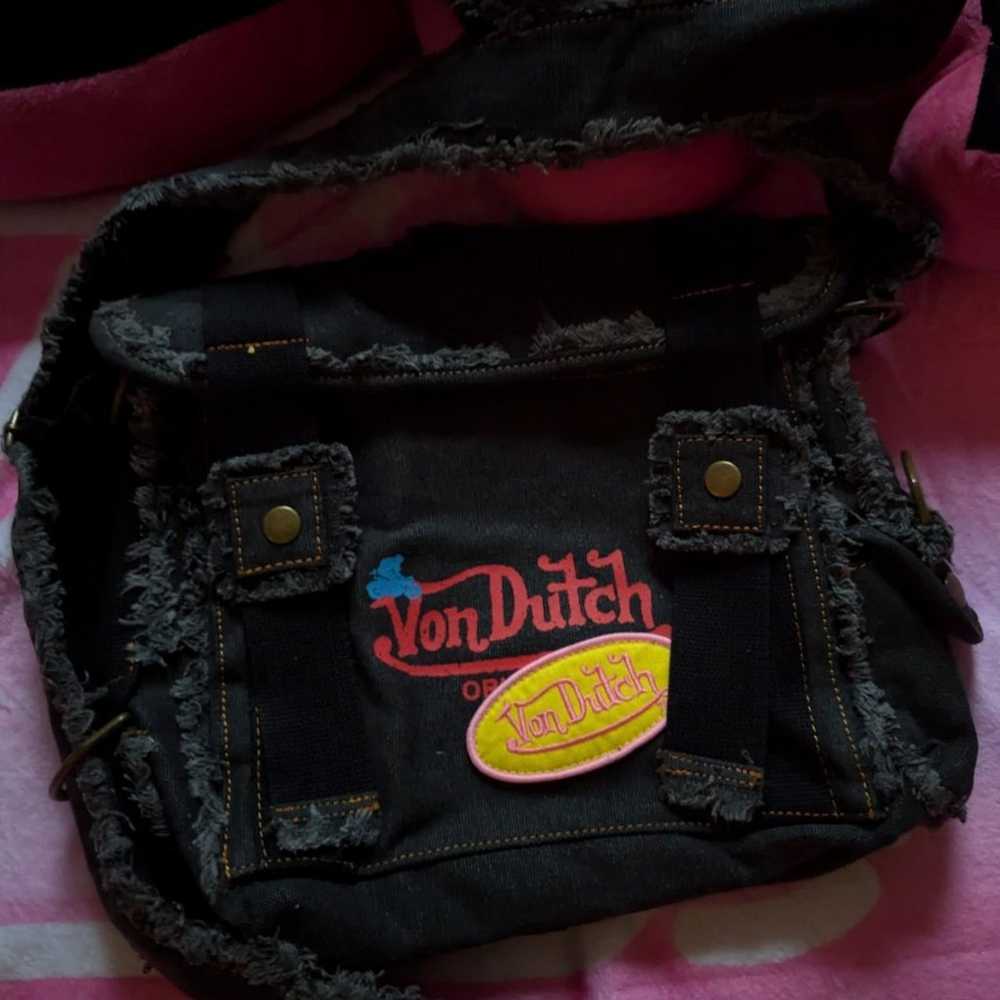 von dutch denim messenger bag purse - image 2