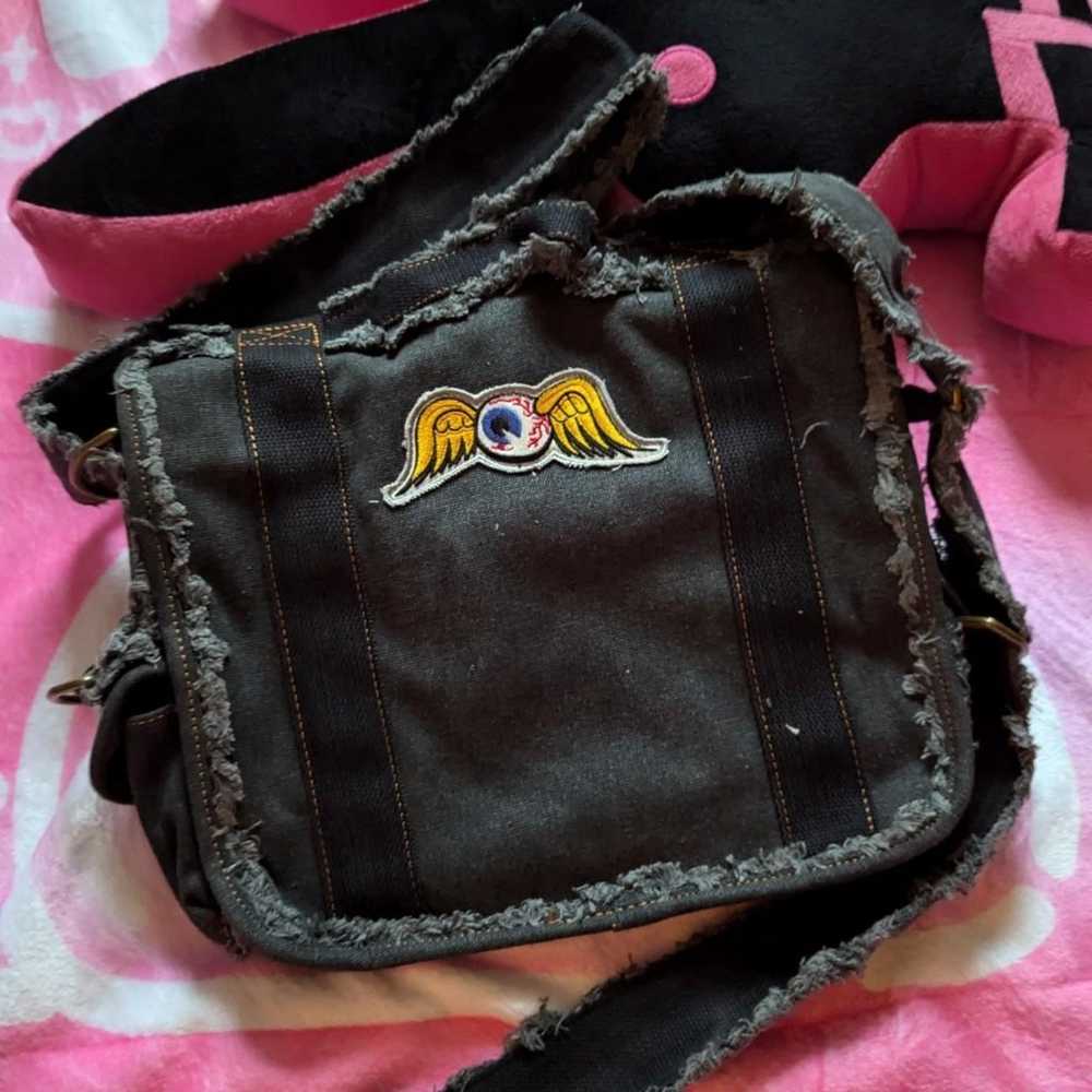 von dutch denim messenger bag purse - image 4