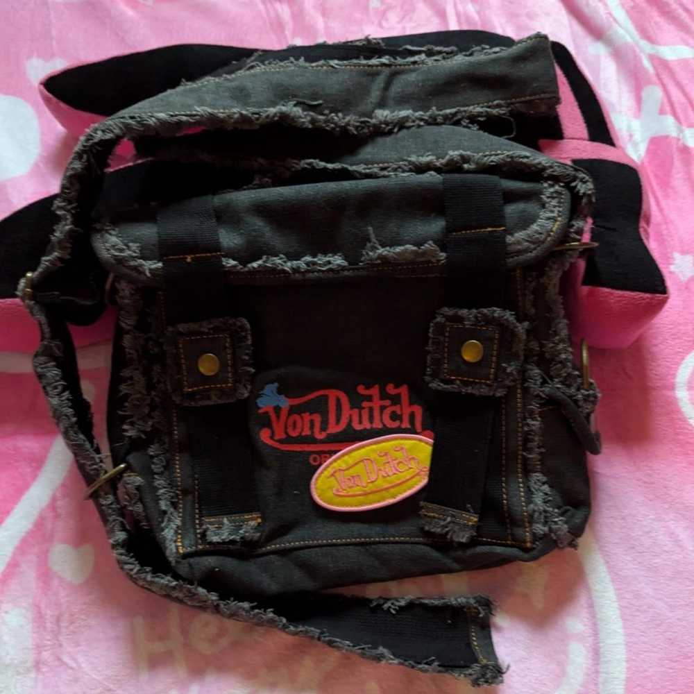 von dutch denim messenger bag purse - image 5