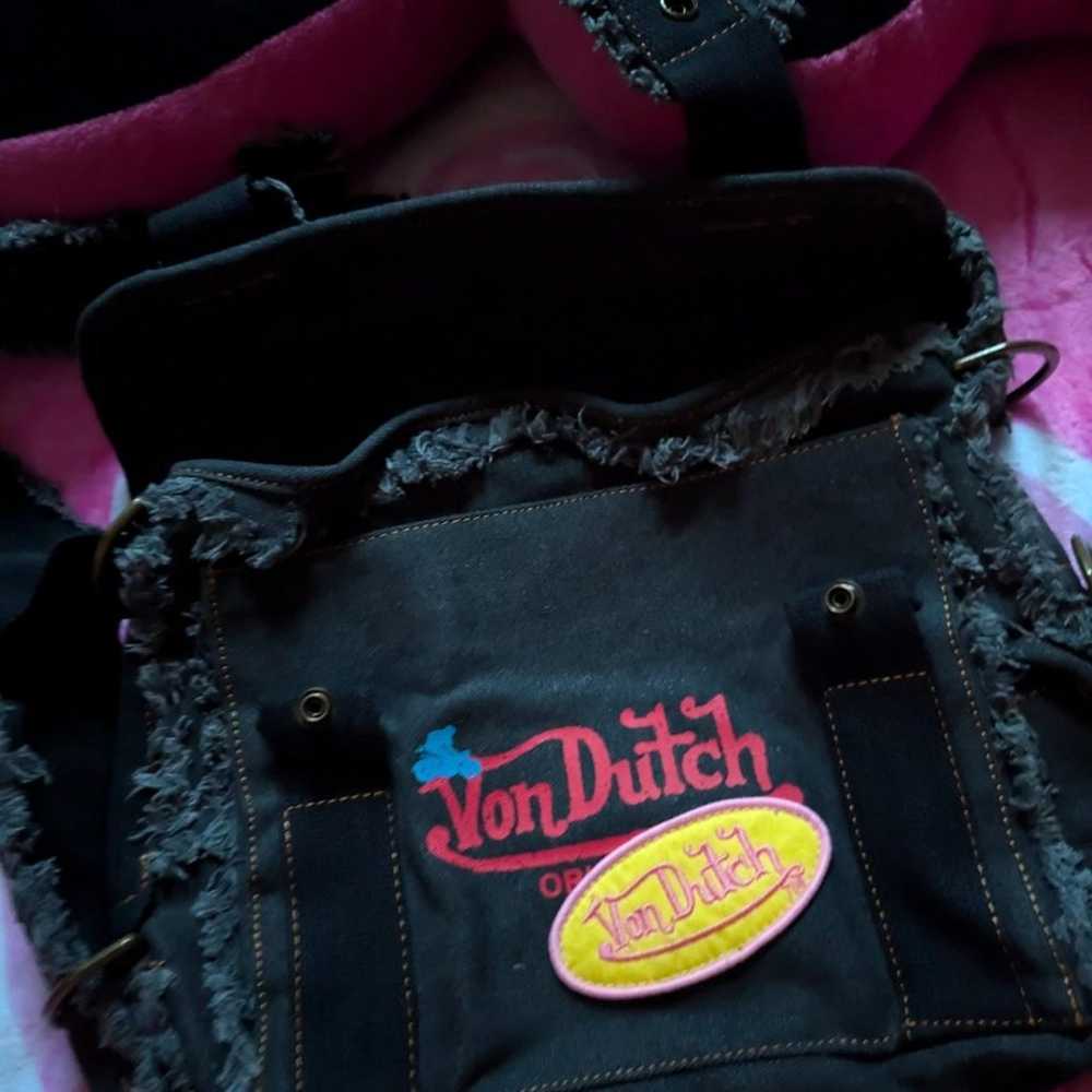 von dutch denim messenger bag purse - image 6