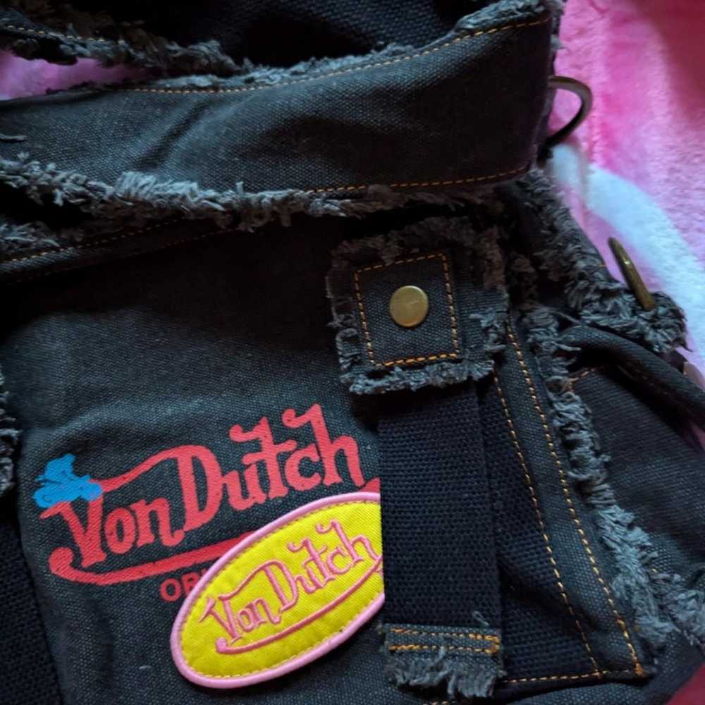 von dutch denim messenger bag purse - image 7