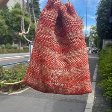 LOOSE Jacquard Hemp Purse Drawstring Bag - image 1