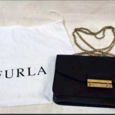 Excellent condition FURLA shoulder bag with chain… - image 1