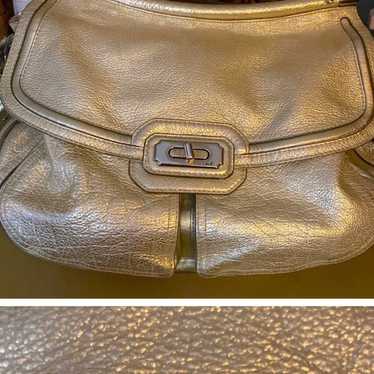 Coach Flagship Chelsea Dowel Large Golden Handbag - image 1