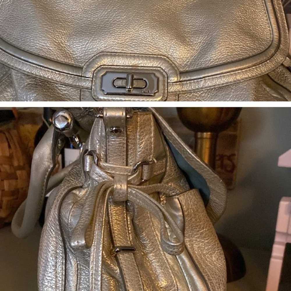 Coach Flagship Chelsea Dowel Large Golden Handbag - image 3