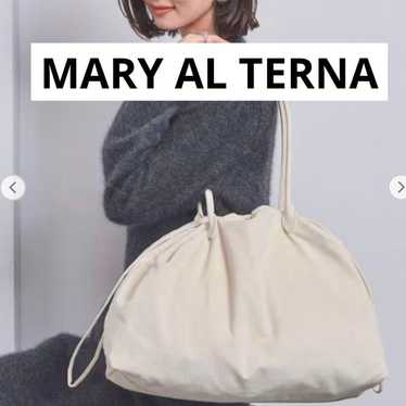 <MARY AL TERNA> WRING Tote Bag Off-White Beige