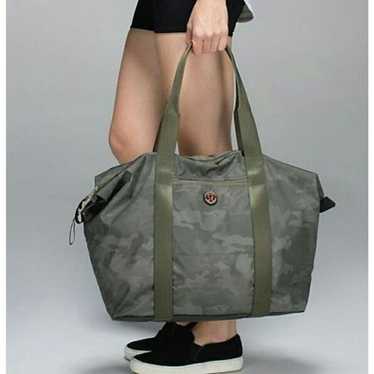 LULULEMON all day asana camo tote,  RARE! - image 1