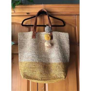 Mar Y Sol Montauk Crocheted Tote Bag Hand Made  1… - image 1