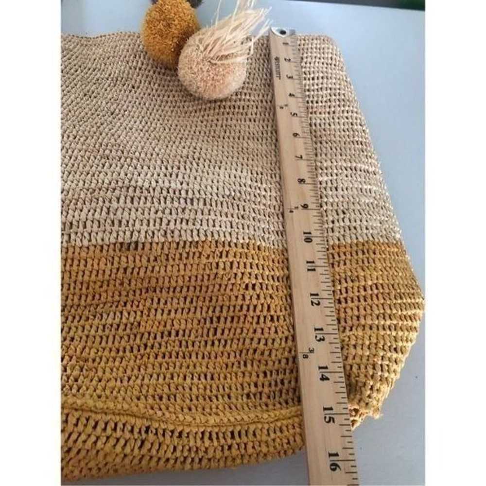 Mar Y Sol Montauk Crocheted Tote Bag Hand Made  1… - image 7