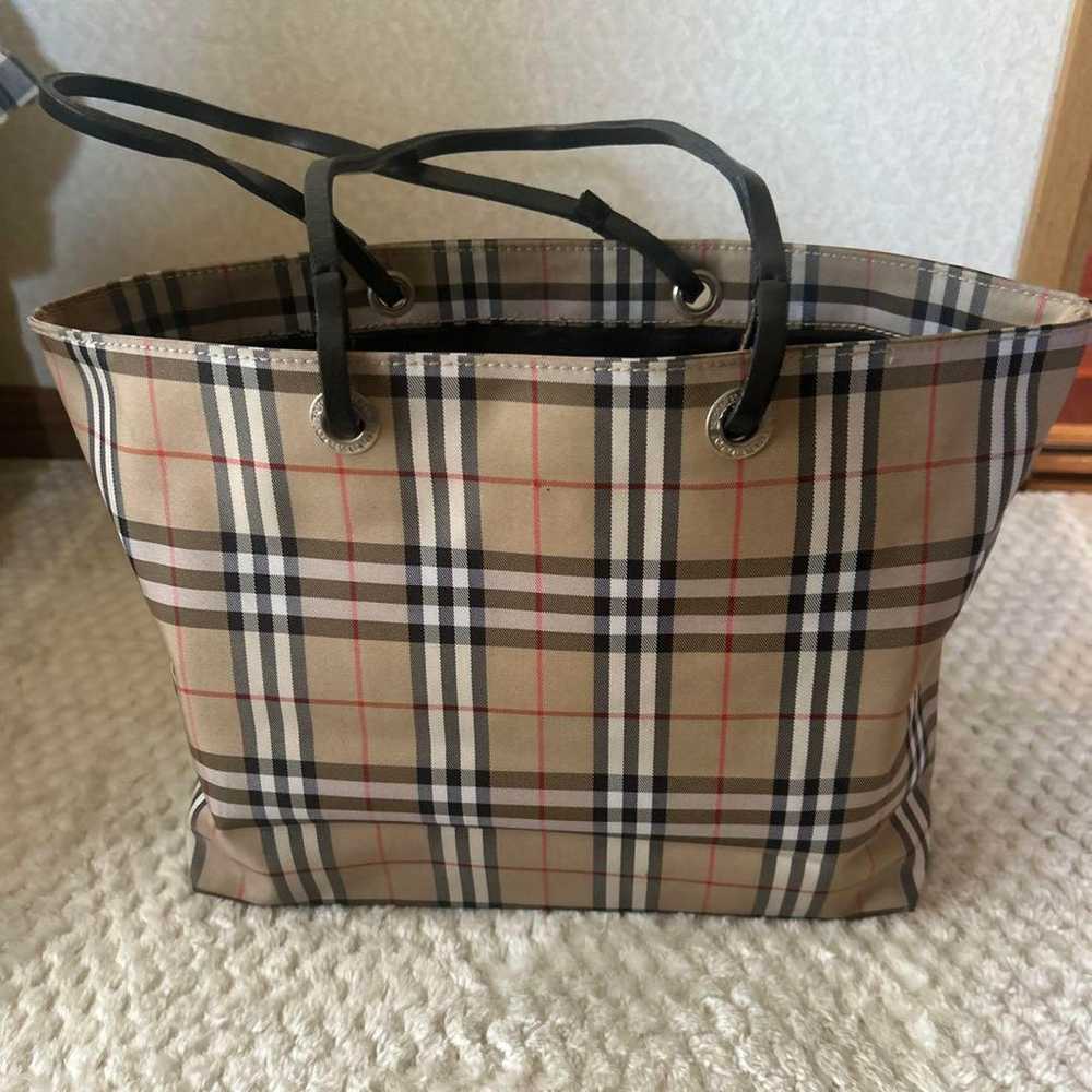 Burberry London Nova Check Tote Bag - image 2