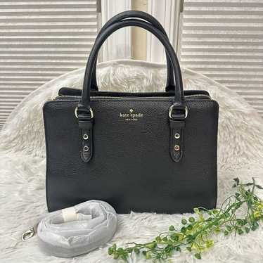 Kate Spade Black Pebbled Leather Lise Mulberry St… - image 1