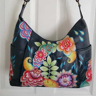 Top Rare Anuschka hobo crossbody bag