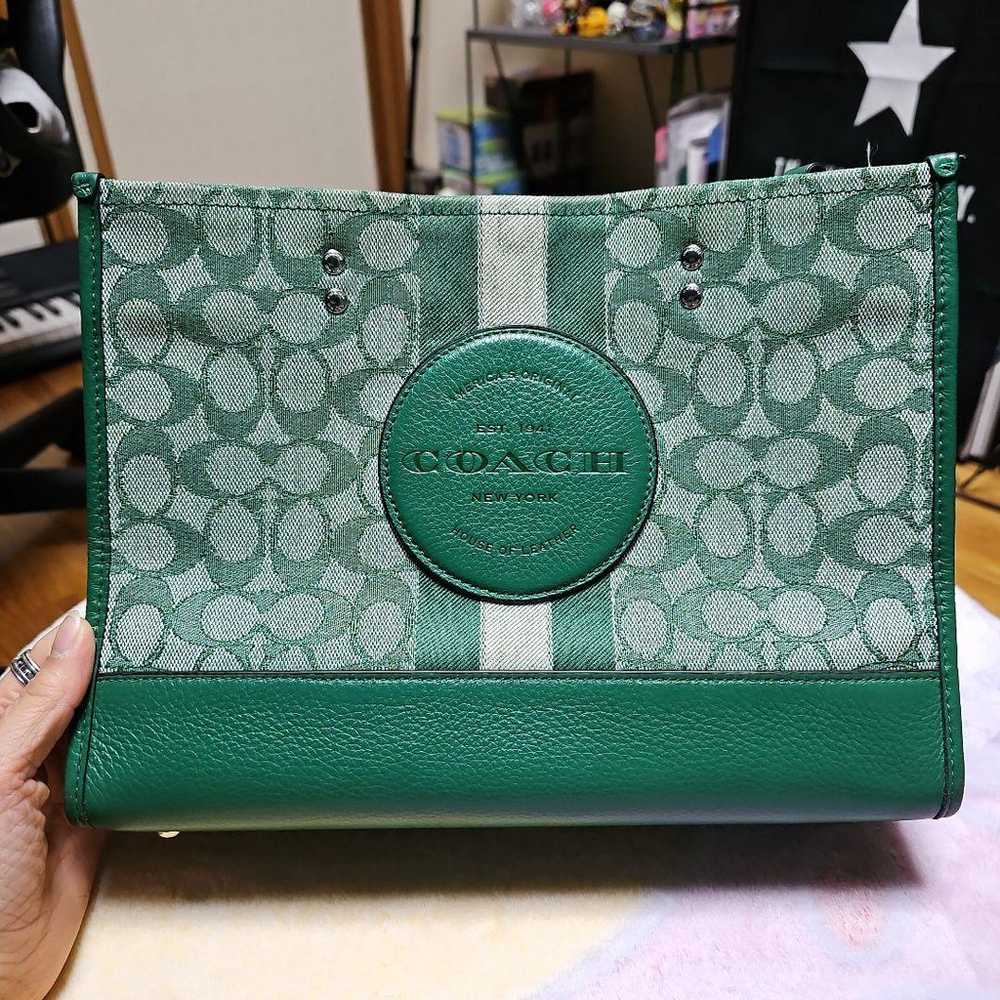 COACH Green Dempsey Shoulder Bag - image 1