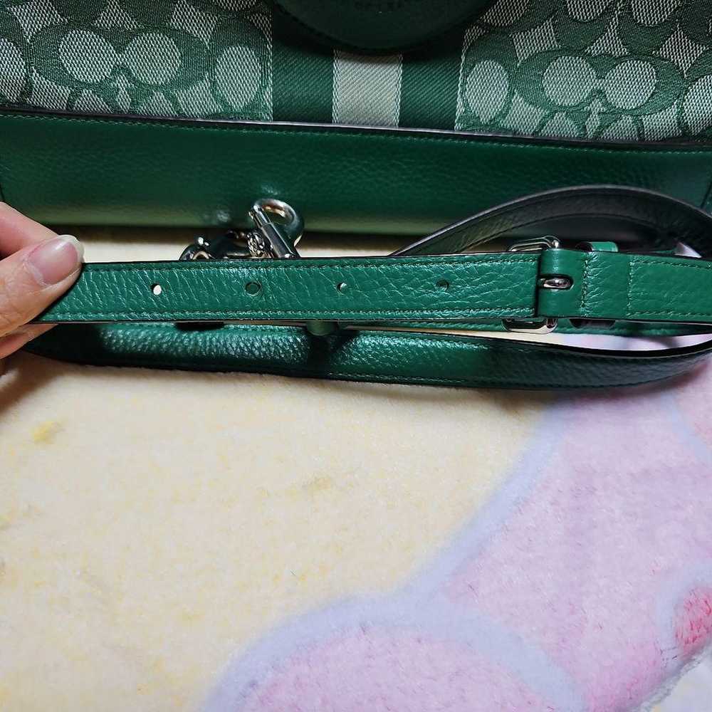 COACH Green Dempsey Shoulder Bag - image 8