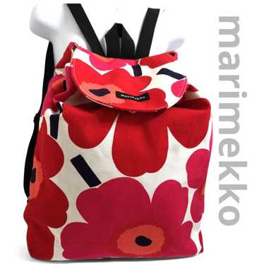 Mint condition Marimekko Unikko pattern backpack,… - image 1