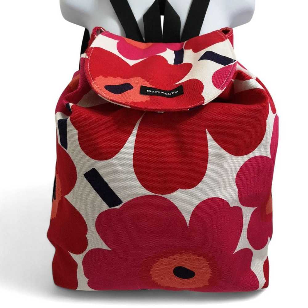 Mint condition Marimekko Unikko pattern backpack,… - image 2