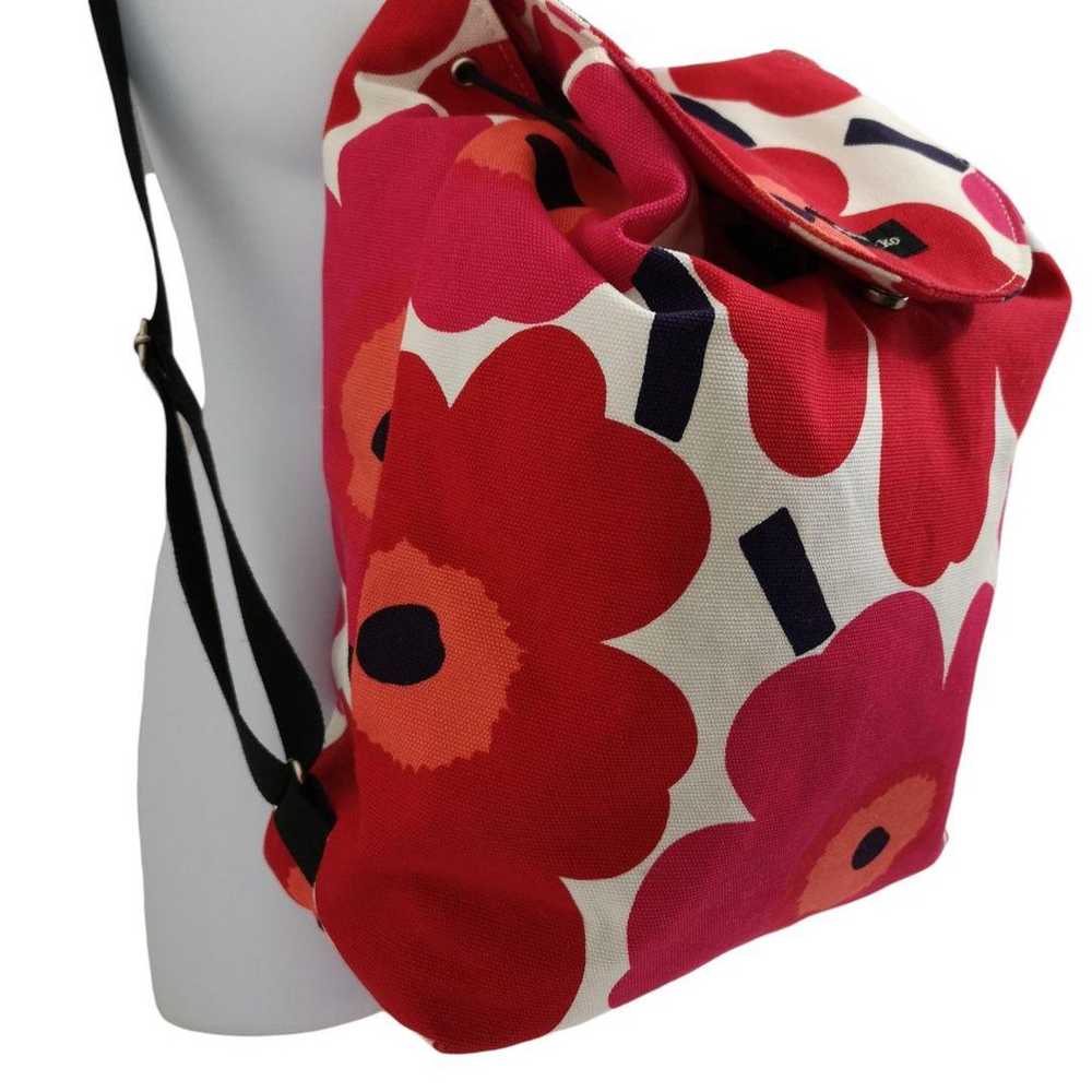 Mint condition Marimekko Unikko pattern backpack,… - image 3