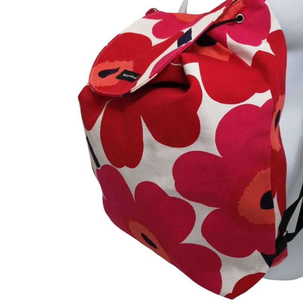 Mint condition Marimekko Unikko pattern backpack,… - image 4