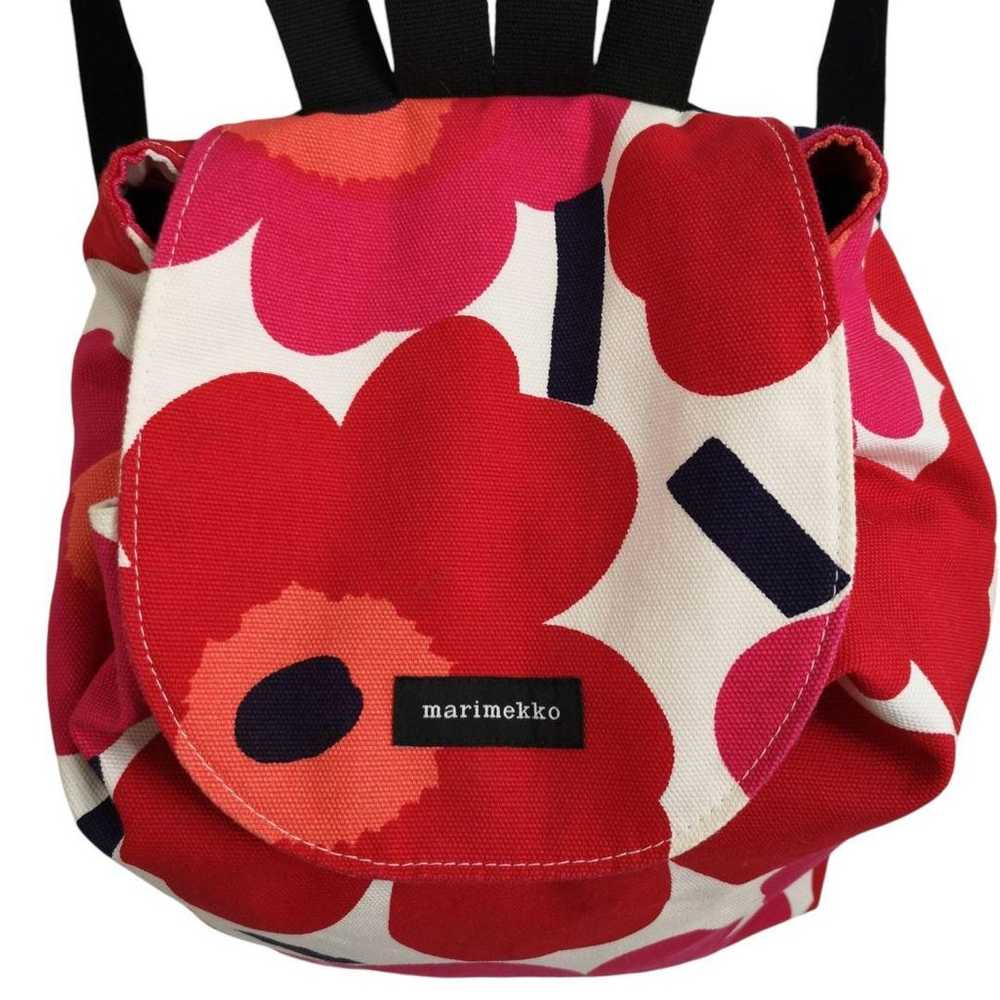 Mint condition Marimekko Unikko pattern backpack,… - image 5