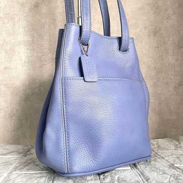 Rare Color COACH Drawstring Pebbled Leather Should