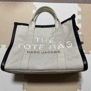 MARC JACOBS The Tote Tote Bag Cotton Material Sma… - image 1