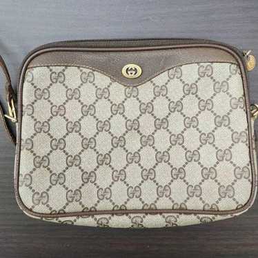 GUCCI Shoulder Bag Beige/Brown