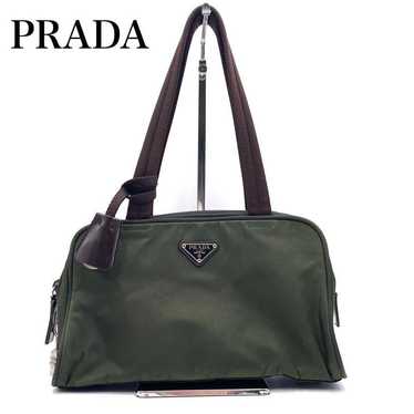 PRADA Tessuto Nylon Shoulder Bag Khaki - image 1