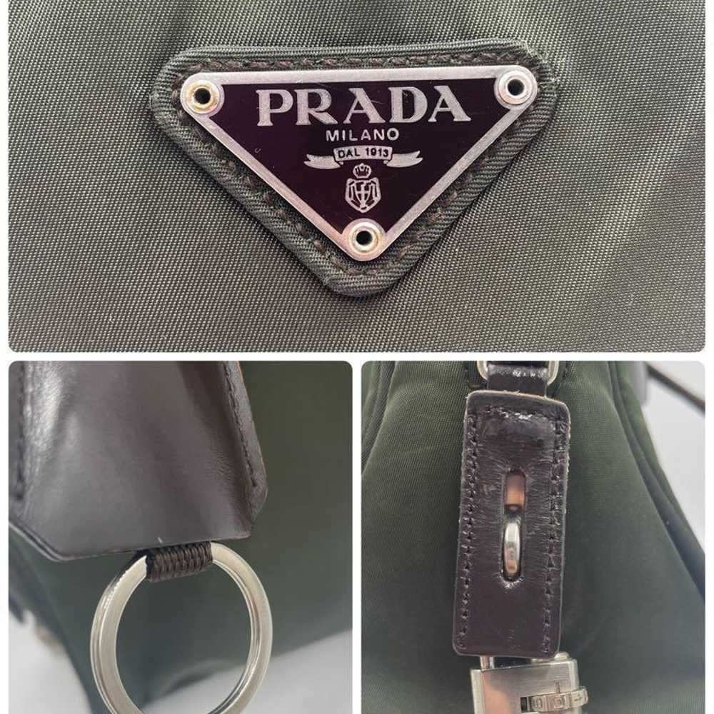 PRADA Tessuto Nylon Shoulder Bag Khaki - image 9