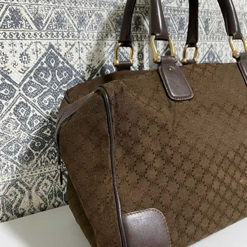 【Good Condition】CELINE Vintage Macadam Pattern Ha… - image 3