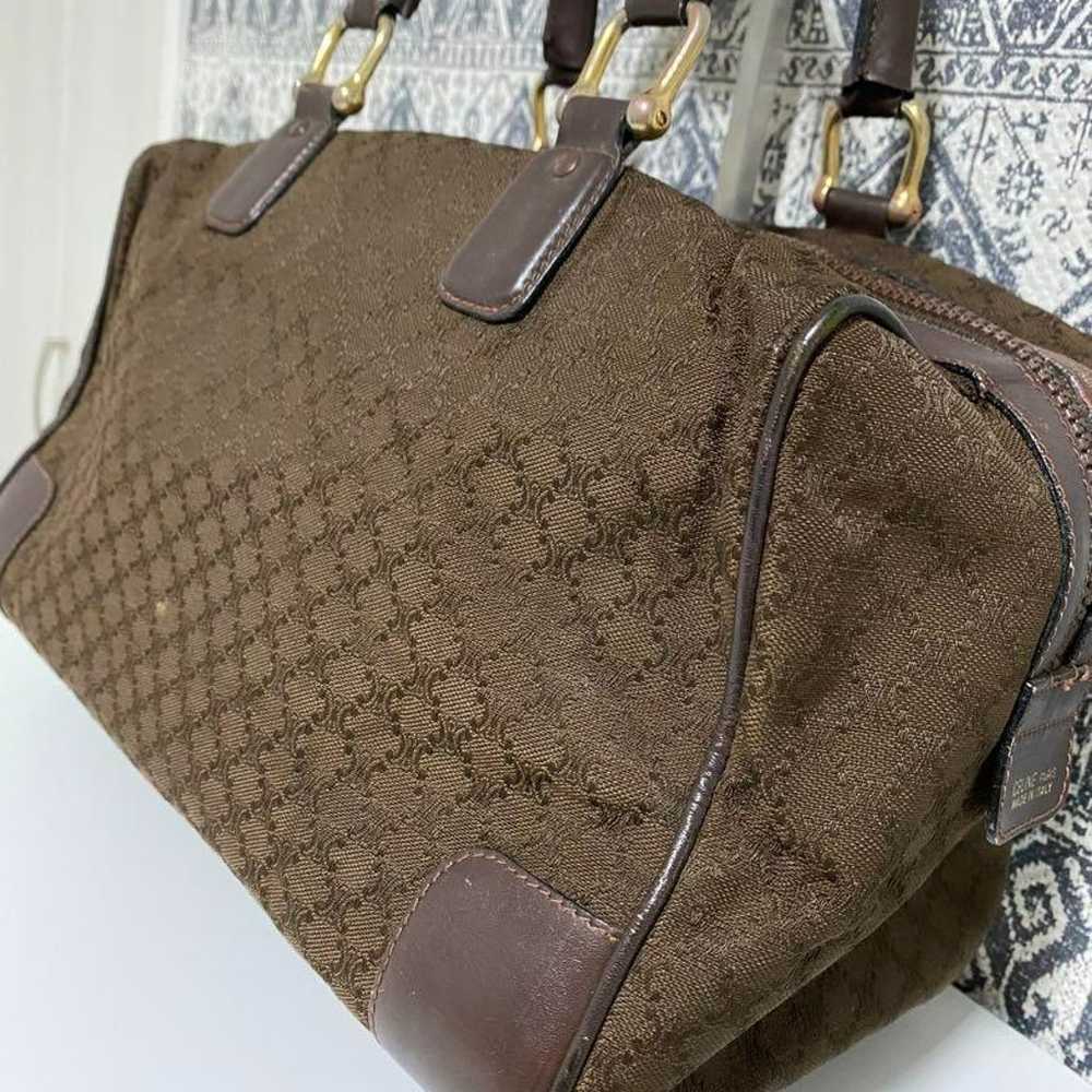 【Good Condition】CELINE Vintage Macadam Pattern Ha… - image 4