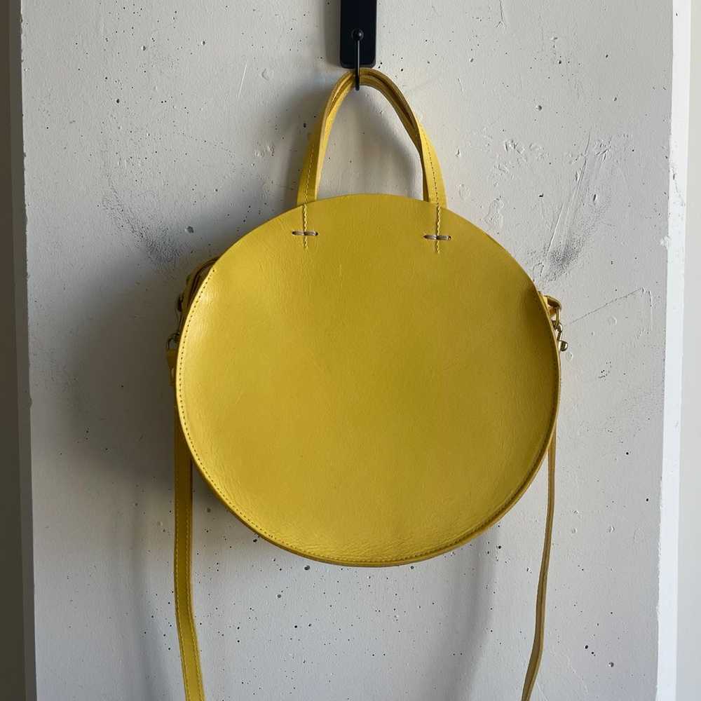 Clare V Petit Alistair Leather Circular Crossbody… - image 2