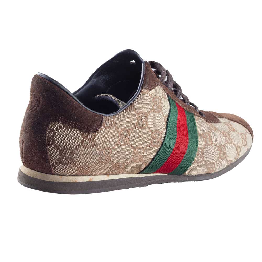 Gucci Vintage Gucci Monogram Brown Sneakers (39 E… - image 3