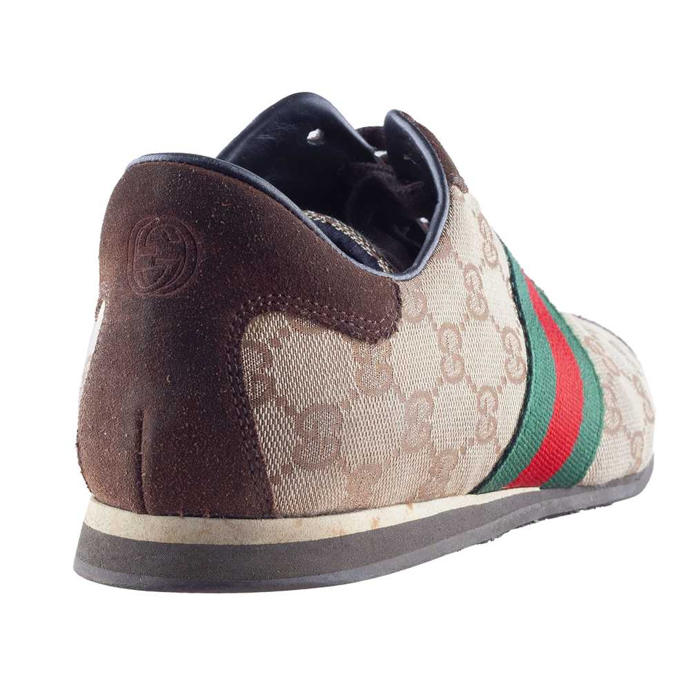 Gucci Vintage Gucci Monogram Brown Sneakers (39 E… - image 5