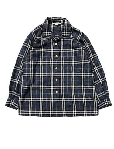 Burberry × Vintage 90s Burberry nova check oversi… - image 1