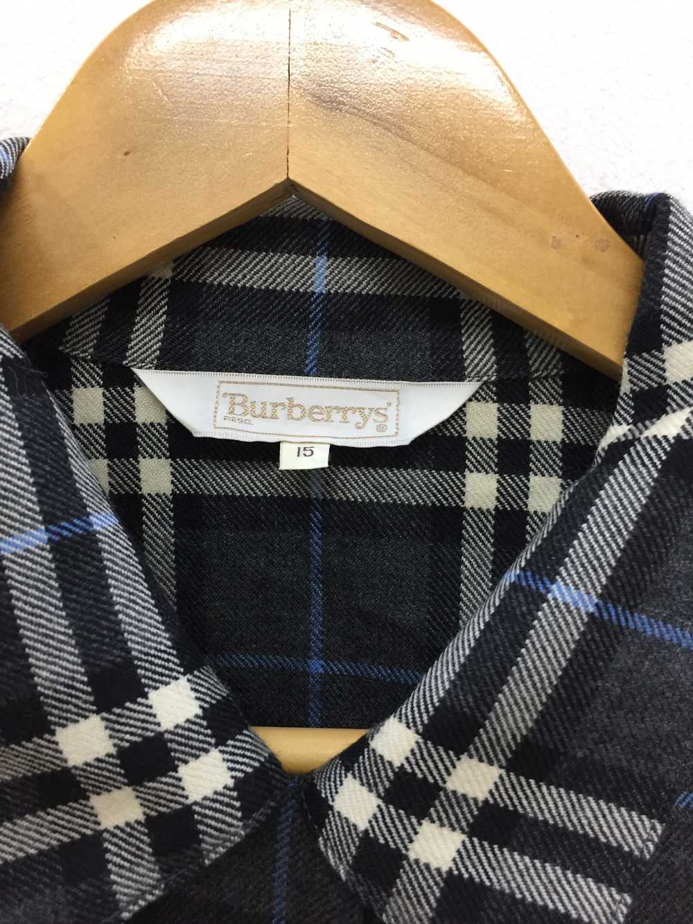 Burberry × Vintage 90s Burberry nova check oversi… - image 8