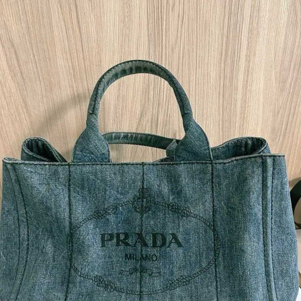 PRADA Tote Bag Canapa - image 1