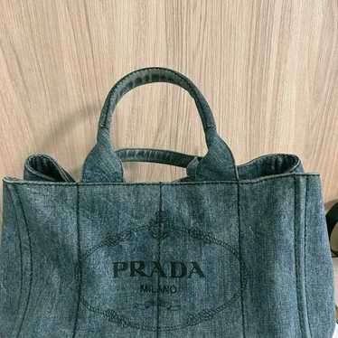 PRADA Tote Bag Canapa