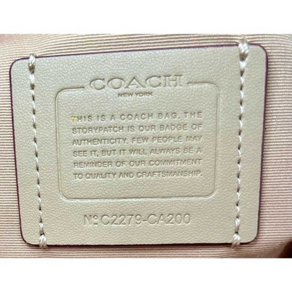 Coach CA200 Leather Andy Tote Bag - image 12