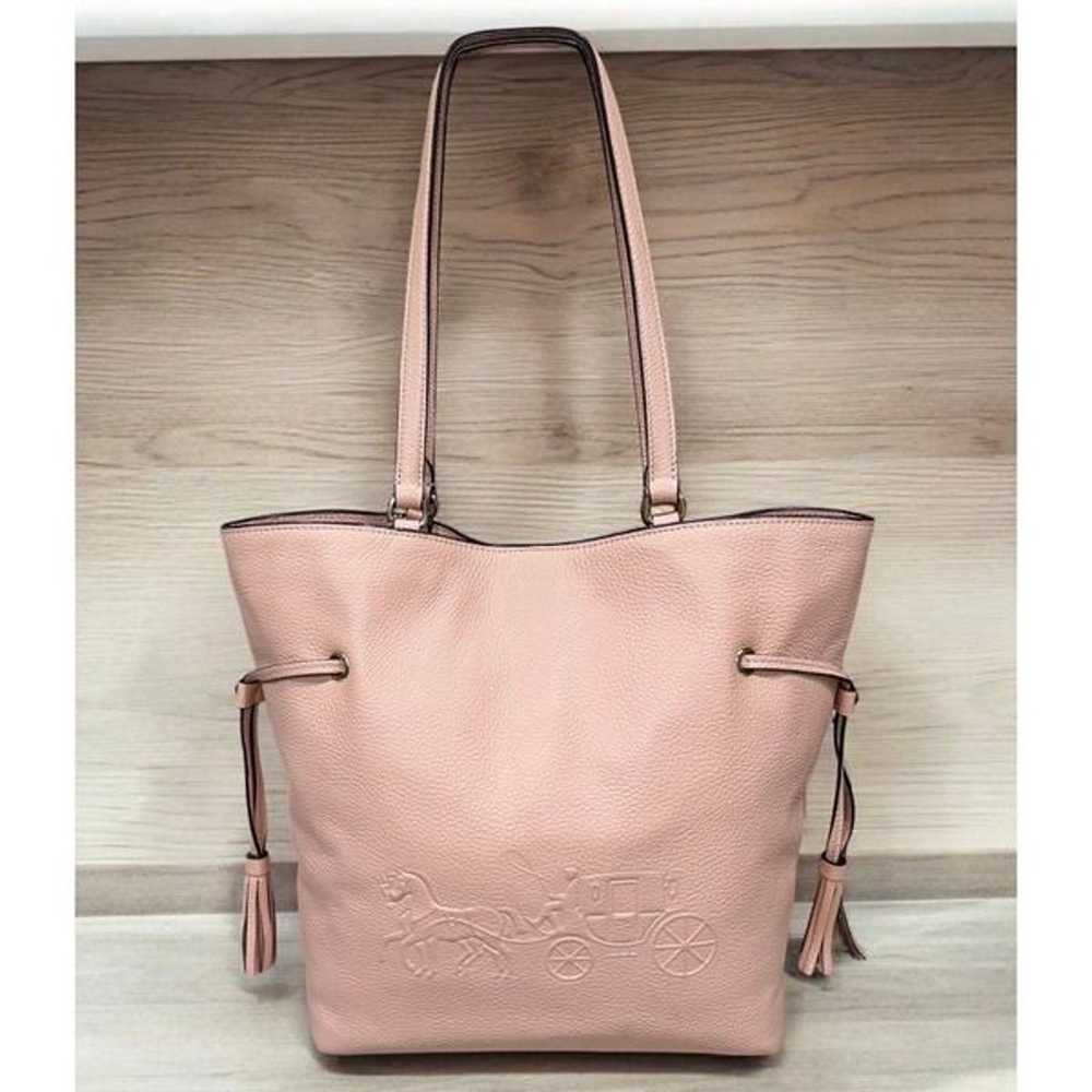 Coach CA200 Leather Andy Tote Bag - image 2