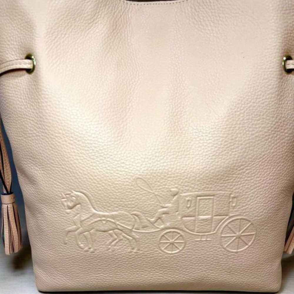 Coach CA200 Leather Andy Tote Bag - image 3