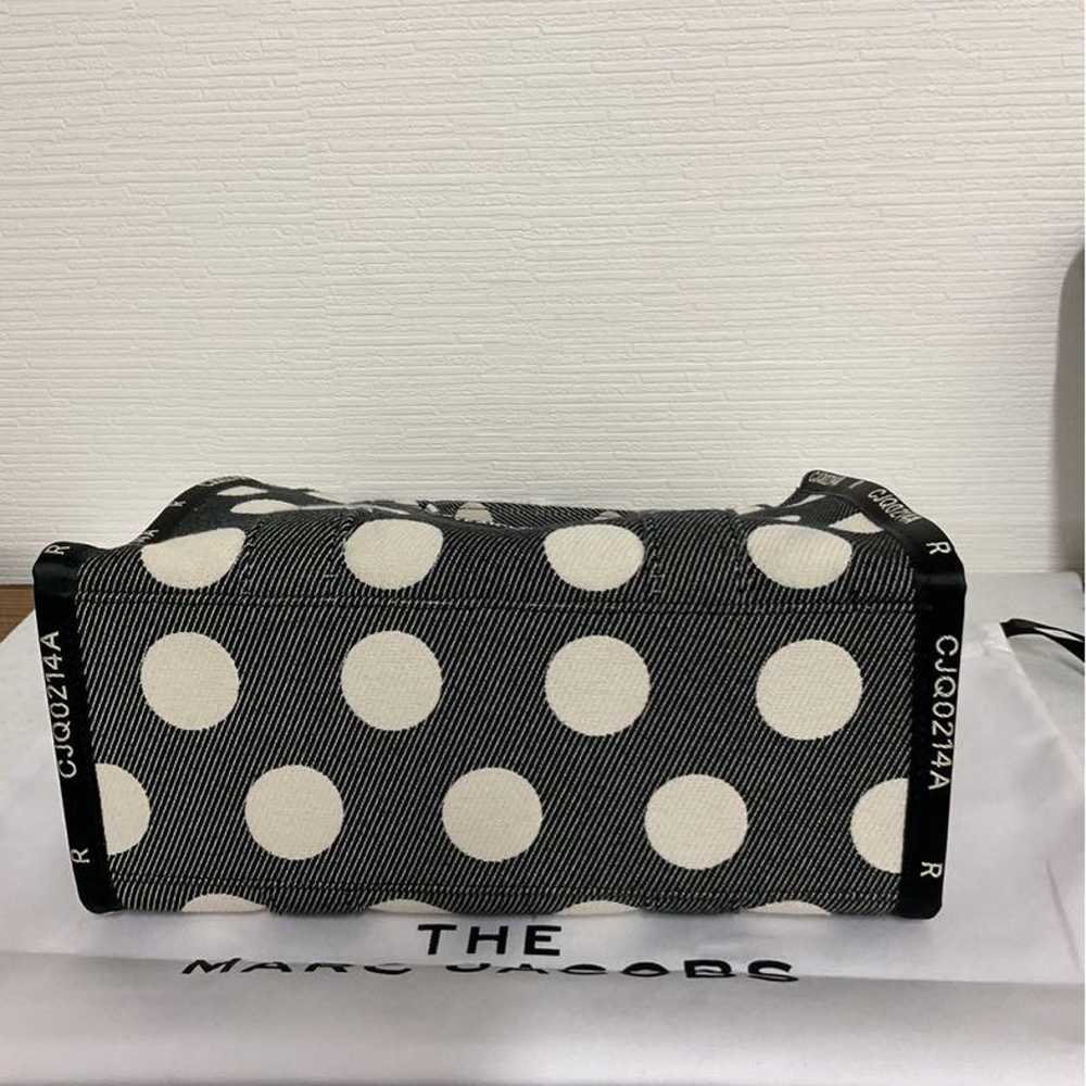 MARC JACOBS THE TOTE BAG Black and White Polka Do… - image 4