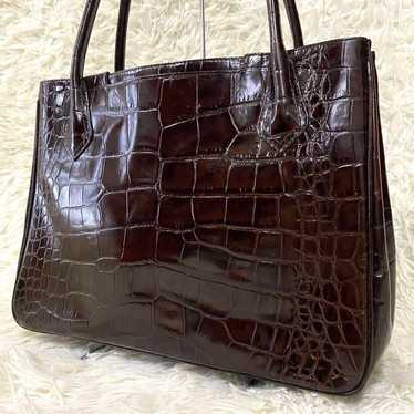 【Beautiful Condition ✨】Hamano Leather Craft Croco… - image 1