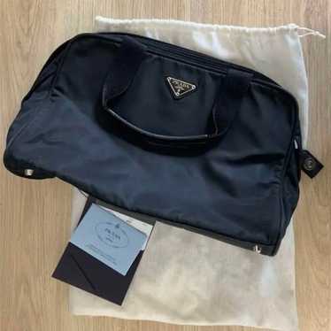 PRADA Black Nylon Handbag • Tote Bag