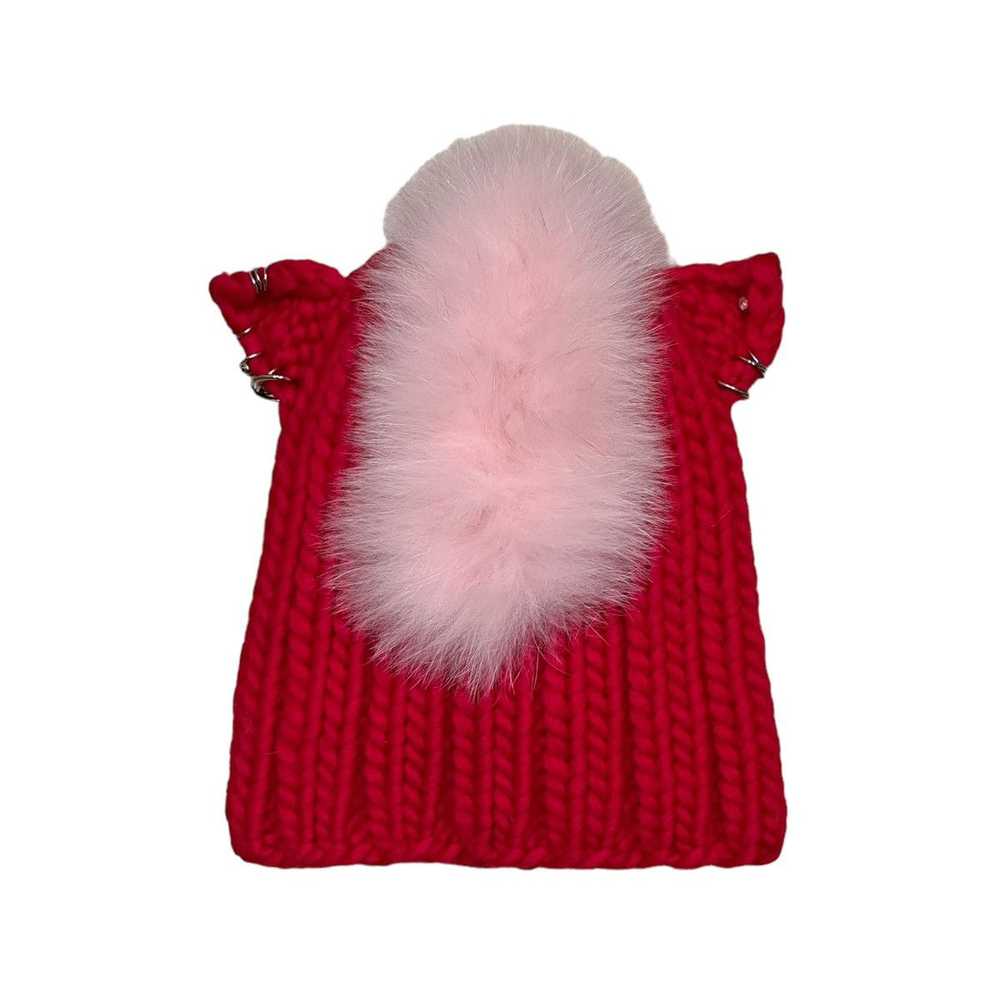 Eugena Kim pierced cat ear Fur Mohawk beanie - image 1