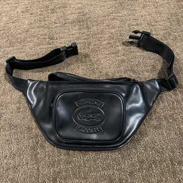 Supreme lacoste bag black on sale